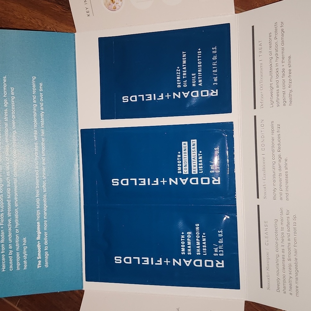 5 Rodan + and Fields Smooth + Hair Mini Regimen Sample Packs 3pc Travel … - Picture 3 of 9